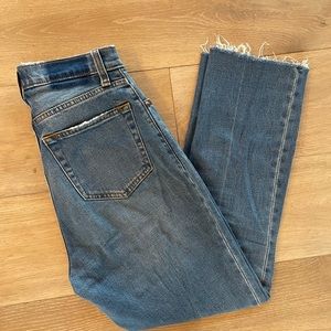 Abercrombie Women’s Size 25/0 Curve Love High Rise Mom Jeans Ankle Length